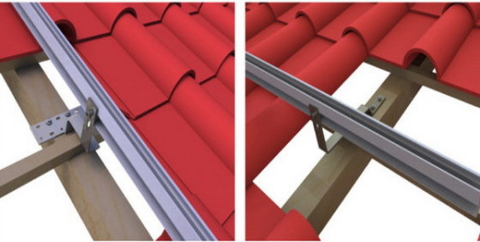 solar aluminum hook